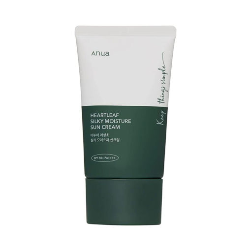 Picture of ANUA HEARTLEAF SILKY MOISTURE SUN CREAM SPF50+ PA++++